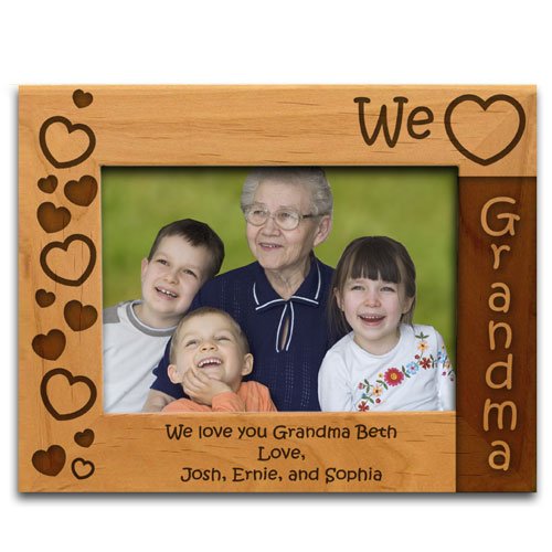 Personalized We Love...Wooden Picture Frame