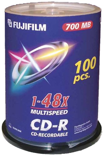 Festnetztelefone: Fuji 100er-Spindel 48x 700MB CD-Rohlinge