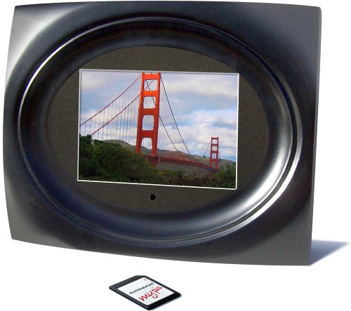 Tao 5.6-Inch Oval Digital Picture Frame (Black)