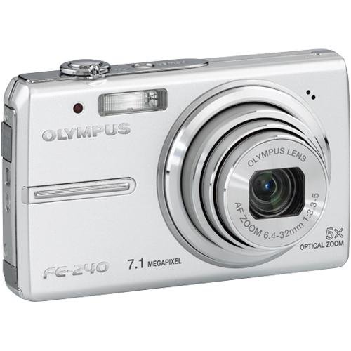 Olympus Stylus FE-240 7MP Digital Camera with Digital Image Stabilized 5x Optical Zoom
