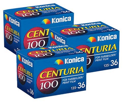 Konica Centuria 100 Farbfilm (à 36 Bilder) 3er Pack