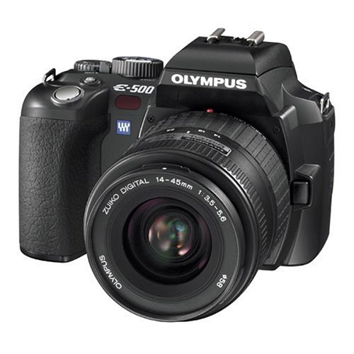 Olympus Evolt E500 8MP Digital SLR with Zuiko 14-45mm f/3.5-5.6 Digital SLR Lens 