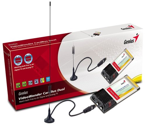 Handys ohne Vertrag: Genius Videowonder TV Karte f�r Notebooks (Cardbus/PCMCIA DVB-T und Analog)