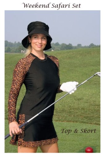 Sexy Kristy J UV Protective Set: Long Sleeve/Skort Outfit