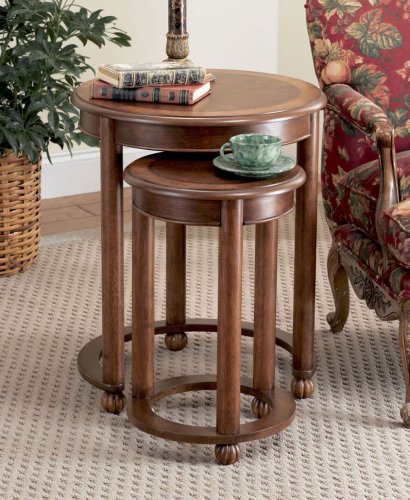 Wilmington Cherry 2 Piece Nested Tables Powell Accent - 519-266