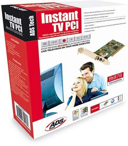 Elektronik und Foto: ADS Instant TV w/Remote TV Karte intern analog Fernbedienung MPEG-2 Timeshift Direct-to-Disc Video-IN