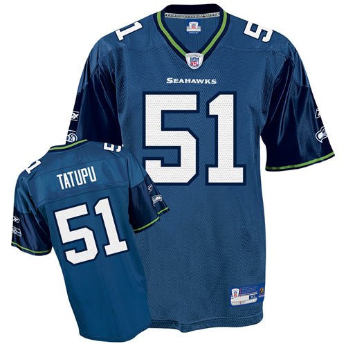 Reebok Seattle Seahawks Lofa Tatupu Replica Team Color Jersey