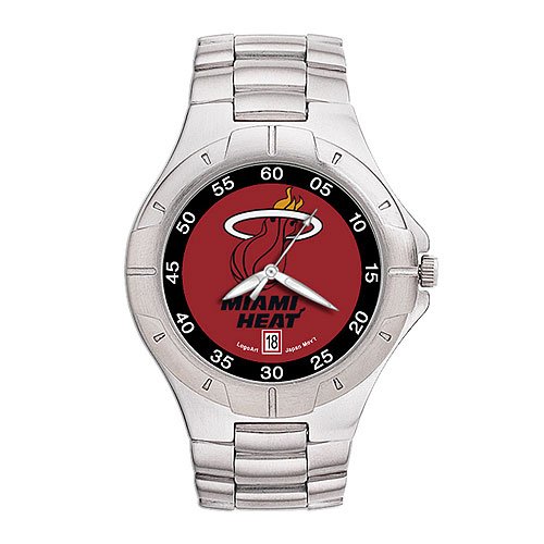 Miami Heat NBA Men's Pro II Watch with Stainless Steel Bracelet