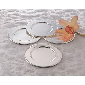 Silver Plates (set of 4) by International Silver