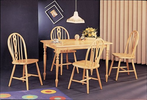 Solid Wood 48 5 Piece Dining Set By Coaster Furniture