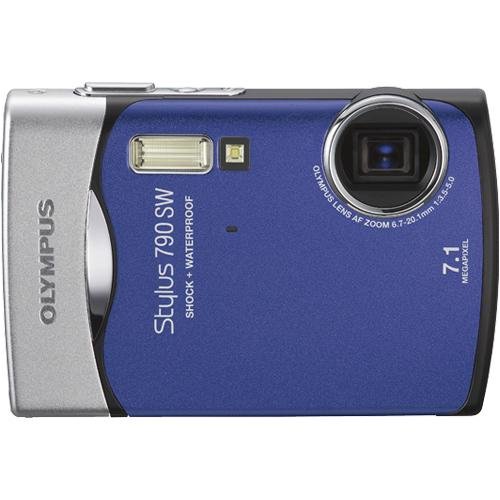 Olympus Stylus 790SW 7.1MP Waterproof Digital Camera with Dual Image Stabilized 3x Optical Zoom (Blue)