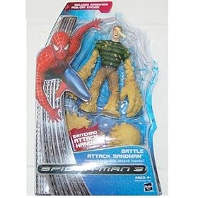 Spider-Man 3 Action Figure - Battle Attack Sandman Spider-Man 3 Action Figure - Battle Attack Sandman