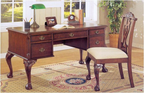 Claw Foot Writing Desk With Chair