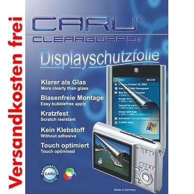 Camcorder: CARU Clearguard Displayschutz kratzfest, extrem klar, 4,3 inch