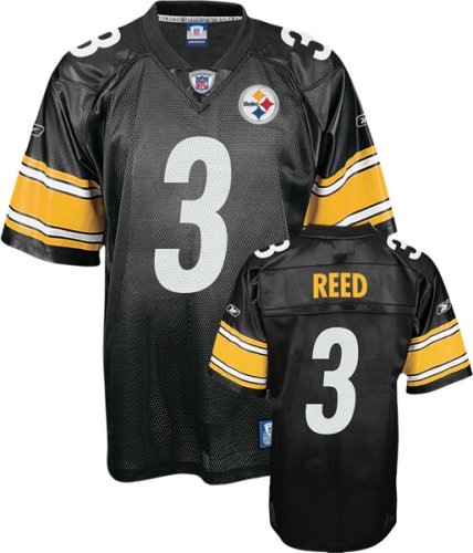 Jeff Reed Pittsburgh Steelers Black NFL Replica Jersey