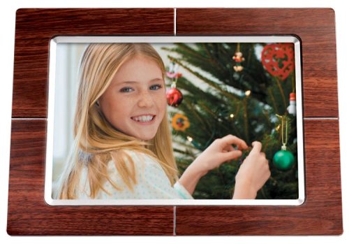 Philips 10-Inch Digital Photo Frame (Metal and Wood)