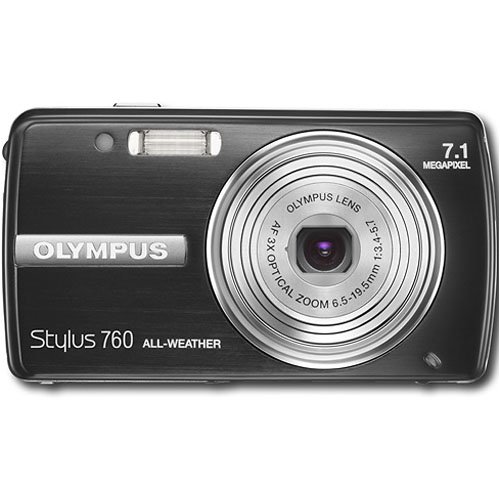 Olympus Stylus 760 7.1MP Digital Camera with Dual Image Stabilized 3x Optical Zoom (Blue)