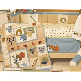 Lambs & Ivy Sports USA 6-piece Bedding Set Lambs & Ivy Sports USA 6-piece Bedding Set