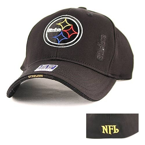 Pittsburgh Steelers Black Flex Fit Baseball Hat by Reebok