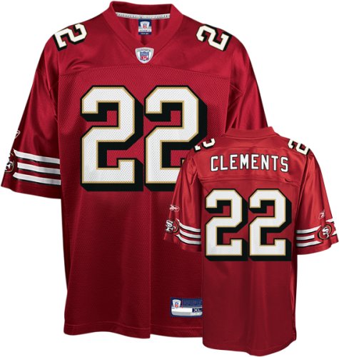 Nate Clements San Francisco 49ers Red NFL Replica Jersey