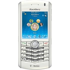 BlackBerry 8100 White Pearl myFaves Phone (T-Mobile)