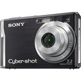 Sony Cybershot DSCW80 7.2MP Digital Camera with 3x Optical Zoom and Super Steady Shot Picture