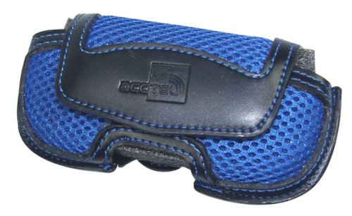 Acctel LederHandytasche Blue blau/schwarz Size M