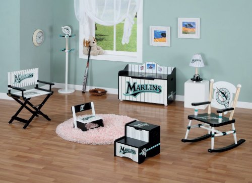 Marlins Major League Baseball Kids Furniture Set - Guidecraft Furniture