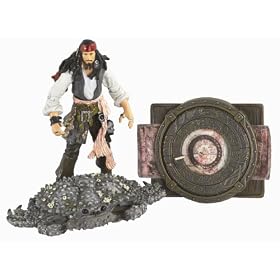 Pirates Of The Carribean 3: Jack Sparrow with Transforming Crab & Navigational Chart 