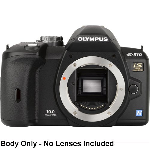 Olympus Evolt E510 10MP Digital SLR Camera with CCD Shift Image Stabilization (Body Only)