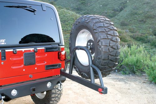 Rampage 76610 Rear Recovery Bumper with Swing Away Tire Mount