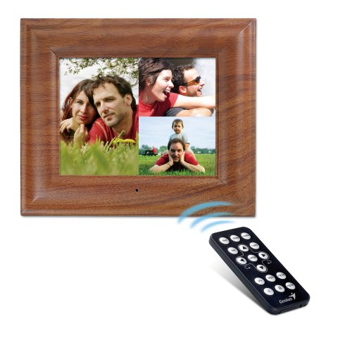 Genius PF-A01 10.4-Inch 4:3 Format Digital Photo Frame (Walnut) 
