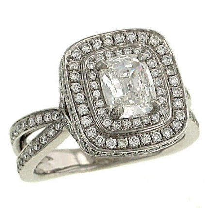Ladies Cushion Cut (1.00cttw