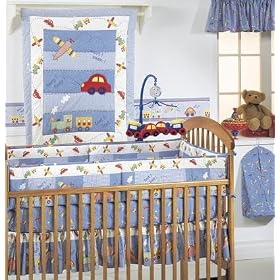Lambs & Ivy Zoom Zoom Zoom 4 Piece Crib Bedding Set Lambs & Ivy Zoom Zoom Zoom 4 Piece Crib Bedding Set