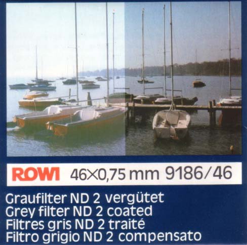 Handys ohne Vertrag: Graufilter ND2, verg�tet, 46mm