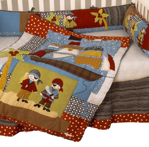 Cotton Tale Designs Pirates Cove 4 Piece Crib Bedding Set
