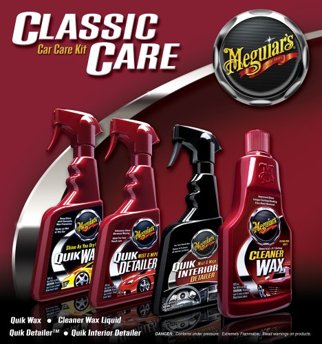 Meguiar's G1234 Classic Care Car Care Kit 