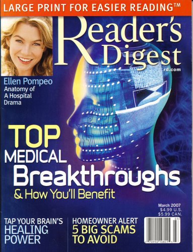 Readers Digest, March 2007 Issue
