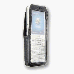 TV Ger&auml;te: Topp-Design ME-DL-TA79 Ledertasche Turn-line f�r Siemens S68