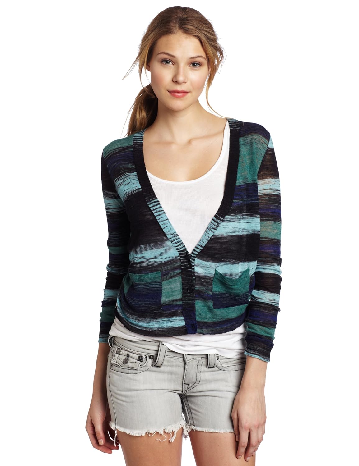 BCBGMAXAZRIA Women's Letty Shrunken Cardigan