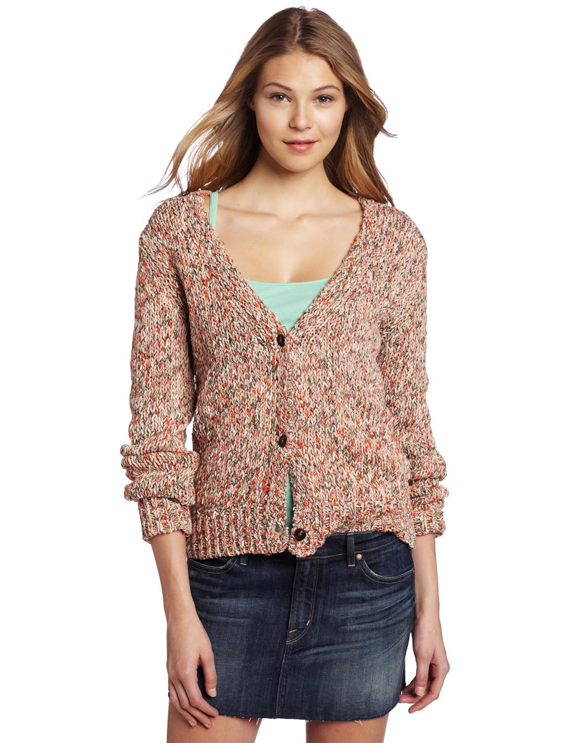 V-neck Maison Scotch Women's Unique Color Ways Cardigan