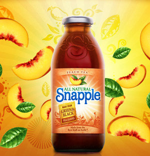 snapple斯纳普牌桃味茶饮料473ml(亚马逊进口直采,美国品牌)