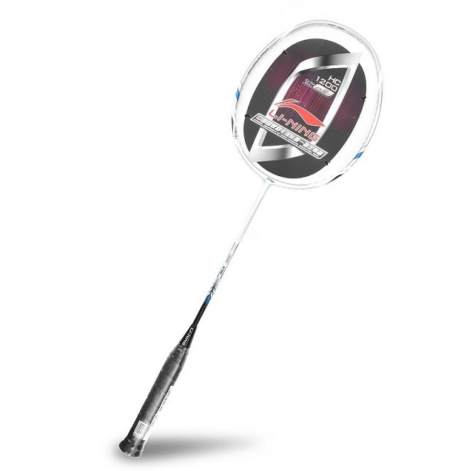li ning 李宁 es灵系列 羽毛球拍 型号:hc1200银色