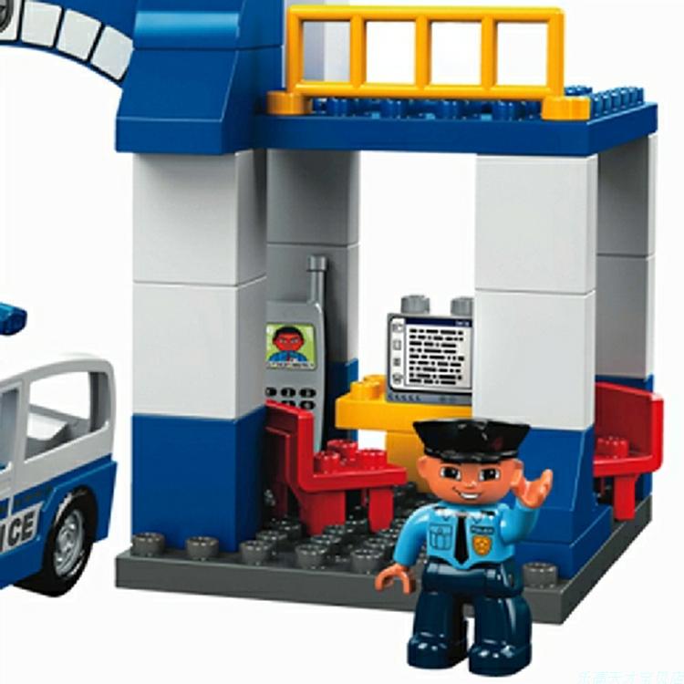 lego 乐高 得宝主题拼砌系列 乐高得宝警察局 5681