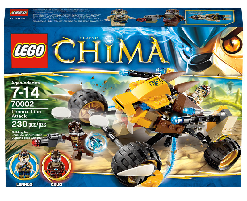 lego 乐高 chima 气功传奇系列 灵狮洛出击 70002