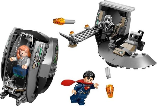 lego 乐高 超级英雄系列 超人(superman)之黑零大逃亡 76009