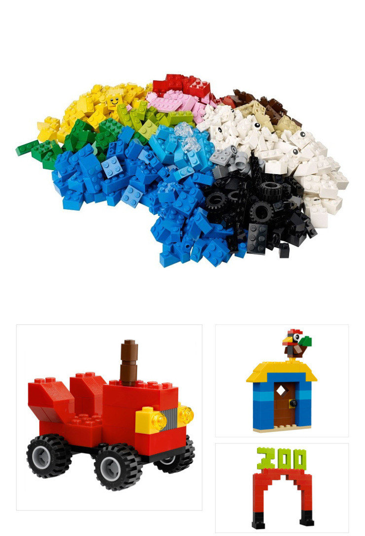 lego 乐高 基础创意拼砌系列 乐高®创意拼砌桶 10662