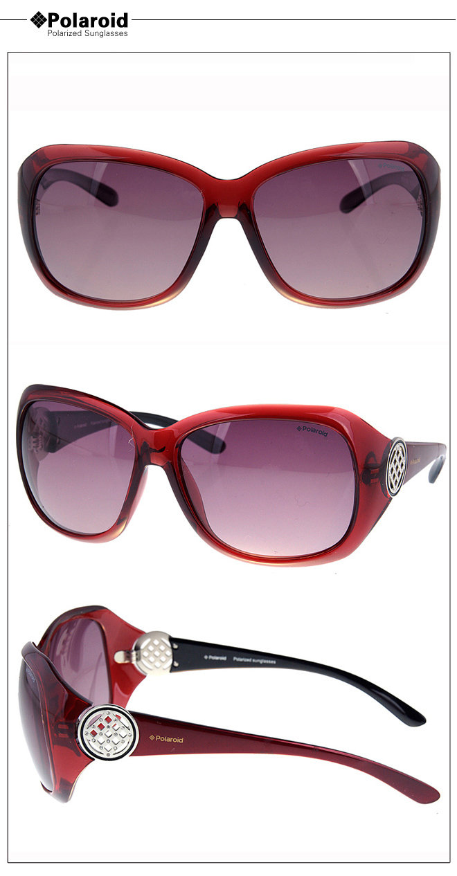 宝丽来 偏光太阳镜 女式 pd7827-bu2 酒红色框/紫色渐进片 均码