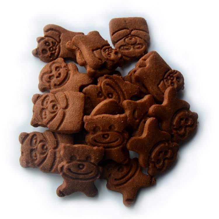 回至e&vouge婴尚幼尚奇趣动物饼干-巧克力味125g